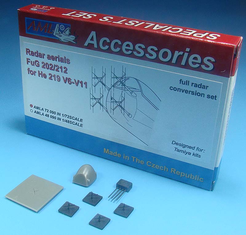 AML A72090 1:72 Radar aerials FuG 202/212 for Heinkel He-219 V6-V11