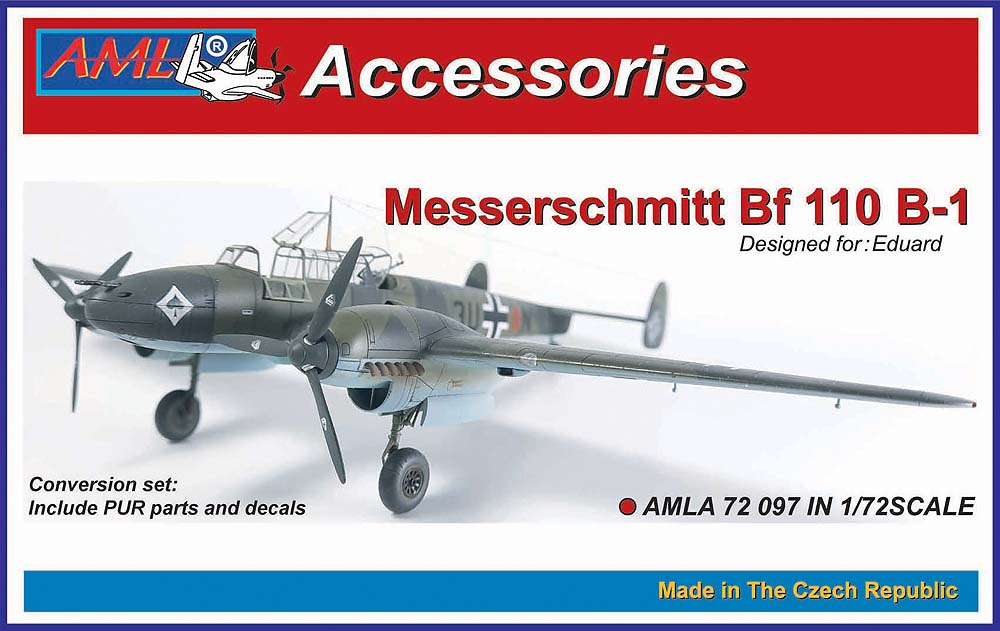 AML A72097 1:72 Messerschmitt Bf-110B-1 ' The conversion set
