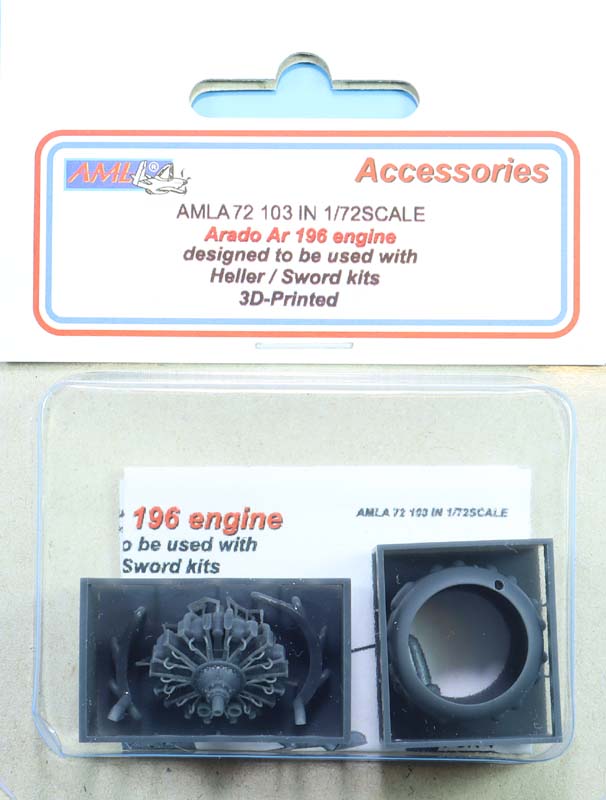 AML A72103 1:72 Arado Ar-196 engine