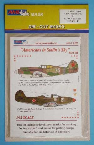 AML C2003 1:32 P-40C Tomahawk and P-39N Airacobra Americans In Stalins Skys part 3