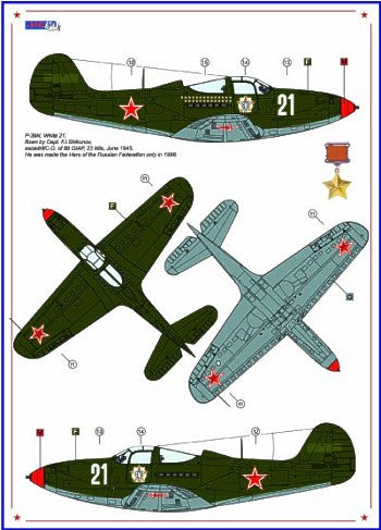 AML C2003 1:32 P-40C Tomahawk and P-39N Airacobra Americans In Stalins Skys part 3