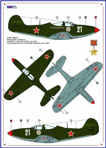 AML C2003 1:32 P-40C Tomahawk and P-39N Airacobra Americans In Stalins Skys part 3