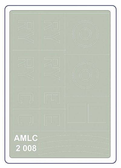 AML C2008 1:32 Supermarine Spitfire Mk.IXC 2 decal versions : RY-C , RY-E. Includes decals for 2 aircraft. National Insignia and Canopy paint masks