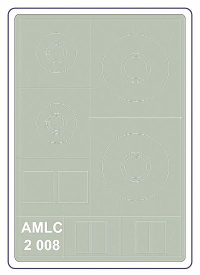 AML C2008 1:32 Supermarine Spitfire Mk.IXC 2 decal versions : RY-C , RY-E. Includes decals for 2 aircraft. National Insignia and Canopy paint masks