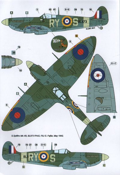 AML C2014 1:32 Supermarine Spitfire Mk.VB, 313 Sq - Part I