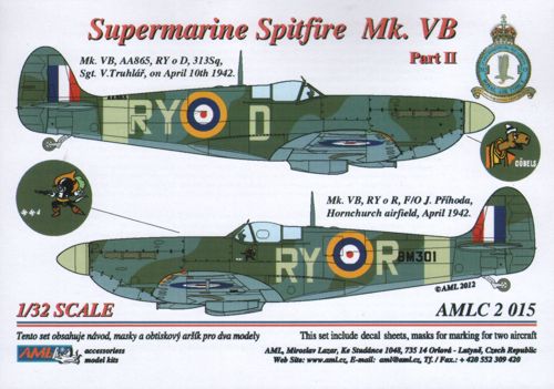 AML C2015 1:32 Supermarine Spitfire Mk.VB, 313 Sq - Part II