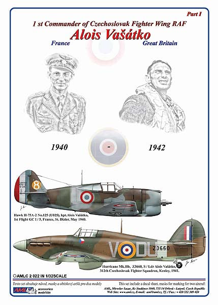 AML C2022 1:32 Alois Vasatko - 1st Commander of Czechoslovak Wing RAF, Part I