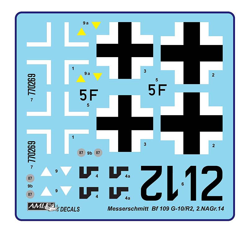 AML C2031 1:32 Messerschmitt Bf-109G-10/R2 reconnaissance version Aufklarer