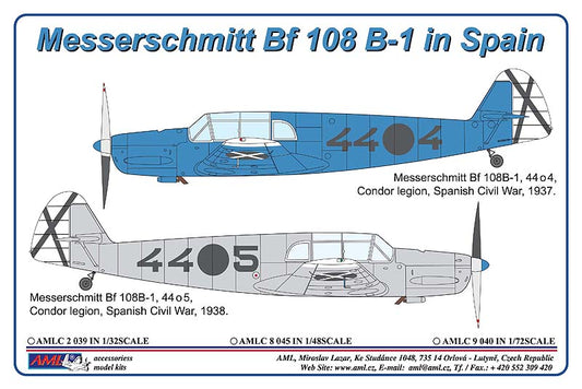 AML C2039 1:32 Messerschmitt Bf-108 in Spain