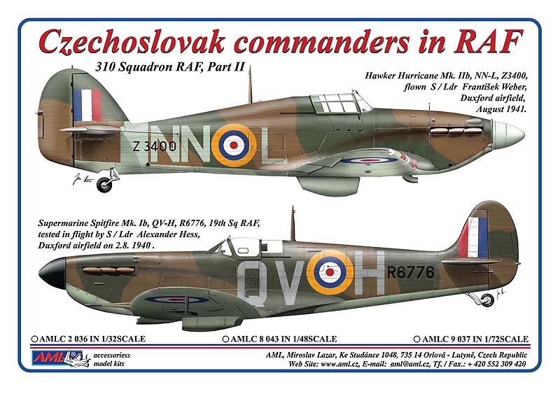 AML C8043 1:48 Czechoslovak commanders in RAF