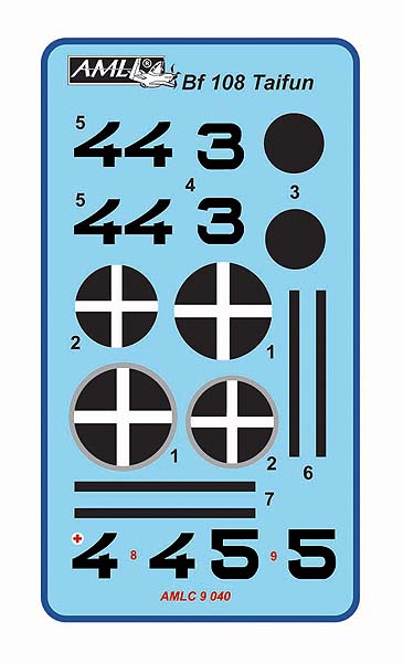 AML C9040 1:72 Messerschmitt Bf-108B-1 Condor Legion in Spain 1937/1938