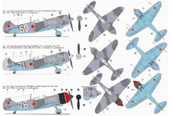 AML D48012 1:48 Lavochkin La-5FN Ptt 2