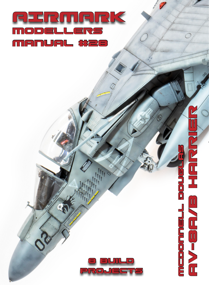 Airmark McDonnell-Douglas AV-8 Harrier	Sep-25 by Andy Evans. Modellers Manual series
