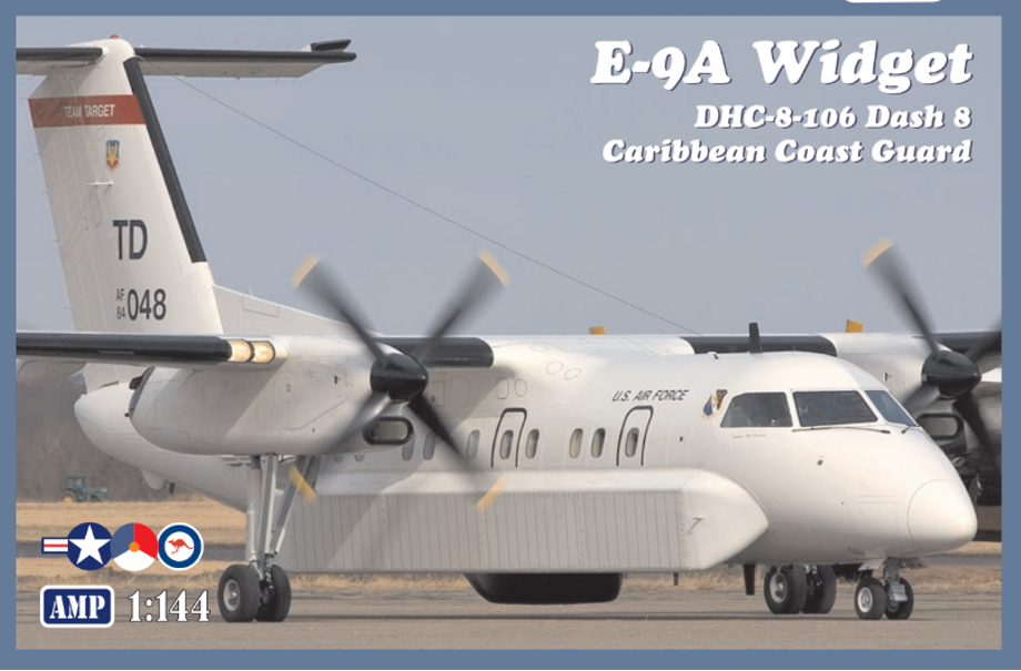 AMP 144003 1:144 E-9A Widget DHC-8-106 Dash 8