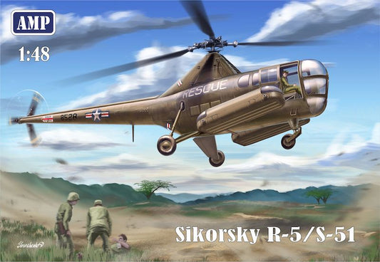 AMP 48002 1:48 Sikorsky R-5/S-51 USAF Rescue