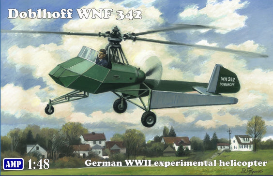 AMP 48008 1:48 Doblhoff WNF 342 WWII German Experimental Helicopter