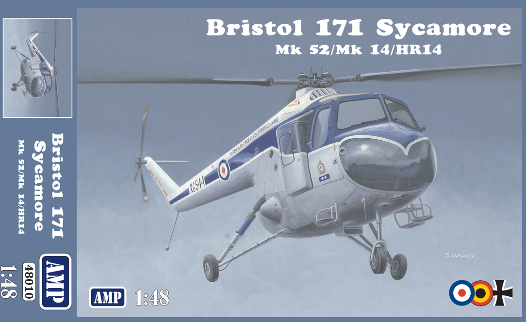 AMP 48010 1:48 Bristol 171 Sycamore Mk.52/Mk.14/HR14