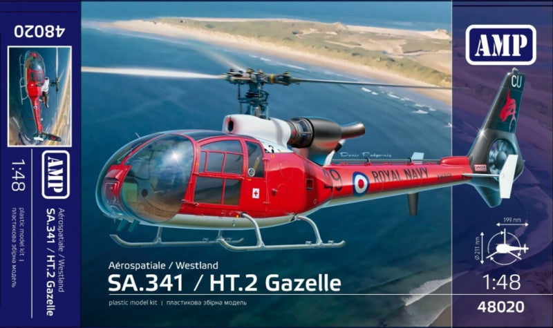 AMP 48020 1:48 Aerospatiale SA.341 / Westland HT.2 Gazelle