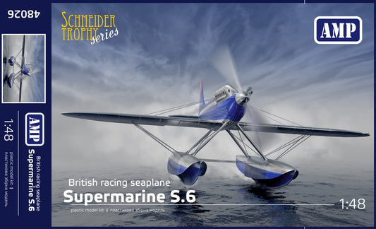 AMP 48026 1:48 Supermarine S-6A British Racing floatplane Schneider Trophy Series