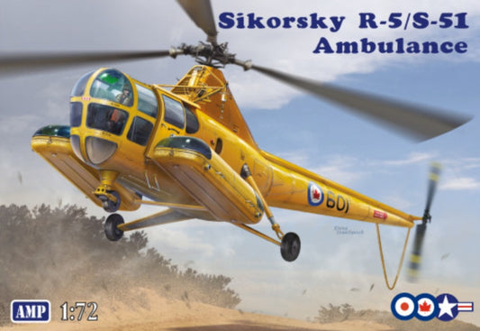 AMP 72012 1:72 Sikorsky R-5/S-51 Ambulance