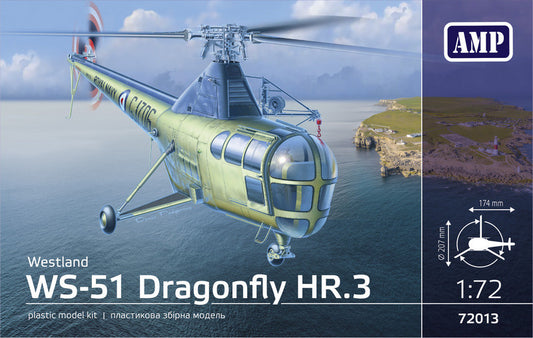 AMP 72013 1:72 Westland WS-51 Dragonfly HR.3 Royal Navy