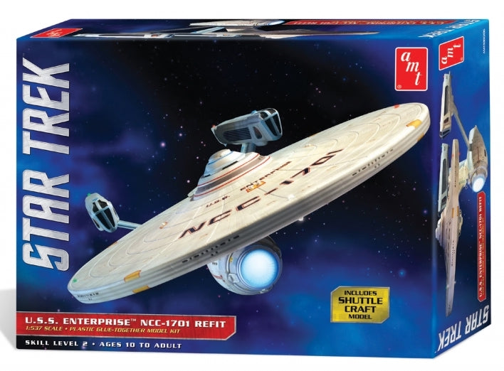 AMT 1080 1:537 Star Trek U.S.S. Enterprise NCC-1701 Refit