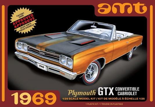 AMT 1137 1:25 1969 Plymouth GTX Convertible