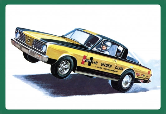 AMT 1153 1:25 1966 Plymouth Barracuda - Hemi Under Glass