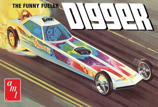 AMT 1154 1:25 Digger Dragster - The Funny Fueler Digger