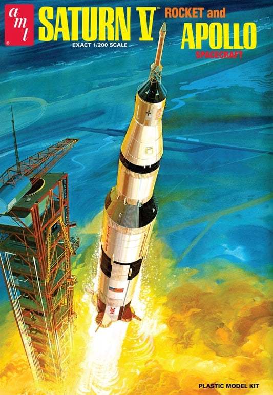 AMT 1174 1:200 Saturn V Rocket and Apollo Spacecraft