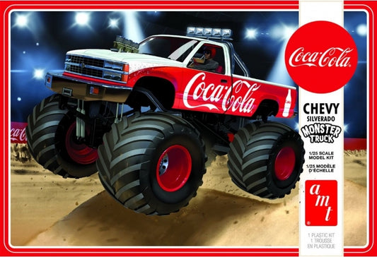 AMT 1184 1:25 1988 Chevy Silverado Monster Truck Coca-Cola