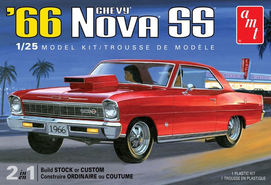 AMT 1198 1:25 1966 Chevy Nova SS 2-in-1 Stock or Custom