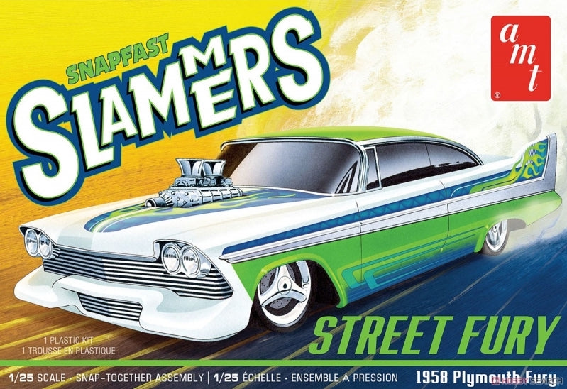 AMT 1226 1:25 Street Fury 1958 Plymouth SnapFast Slammer