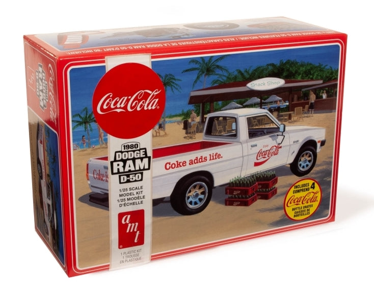 AMT 1306 1:25 1980 Dodge Ram D-50 Pick Up Coca-Cola