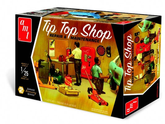 AMT PP016 1:25 Garage Accessory Set #2 'Tip Top Shop' Repair & Maintenance