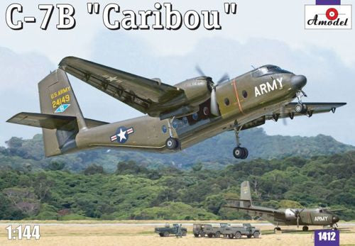 A-Model 1412 1:144 de Havilland Canada C-7B Caribou (Military Version)