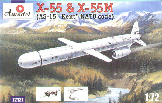 A-Model 72127 1:72 X-55 and X-55M Cruise Missile