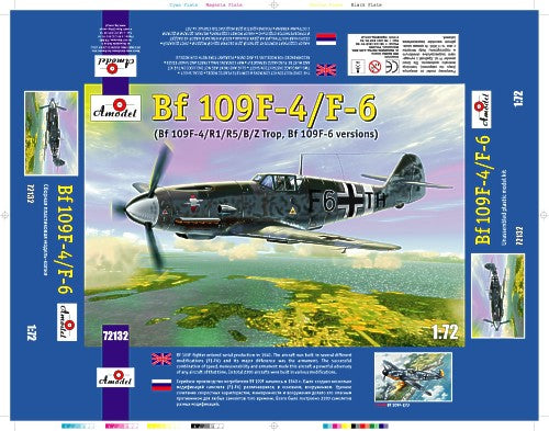 A-Model 72132 1:72 Messerschmitt Bf109F-4 / Bf109F-6