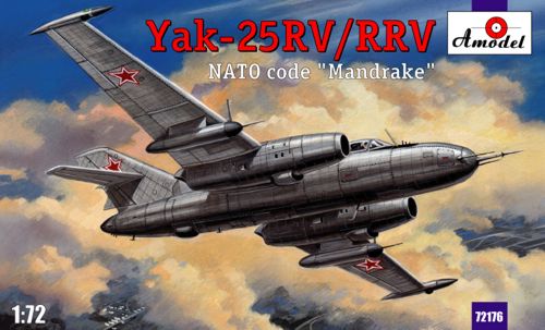 A-Model 72176 1:72 Yakovlev Yak-25RV / Yak-25RVV - NATO code 'Mandrake'