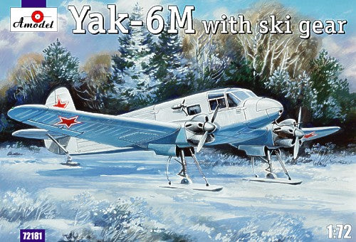 A-Model 72181 1:72 Yakovlev Yak-6M with Skis