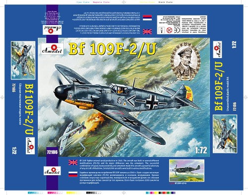 A-Model 72186 1:72 Messerschmitt Bf109F-2/U