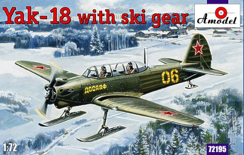 A-Model 72195 1:72 Yakovlev Yak-18 on Skis