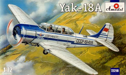 A-Model 72218 1:72 Yakovlev Yak-18A