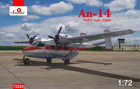 A-Model 72224 1:72 Antonov An-14 NATO code 'Clod'