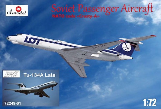 A-Model 72249-1 1:72 Tupolev Tu-134A LOT and Aeroflot