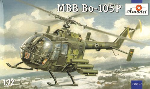 A-Model 72259 1:72 MBB Bo-105P Military Version