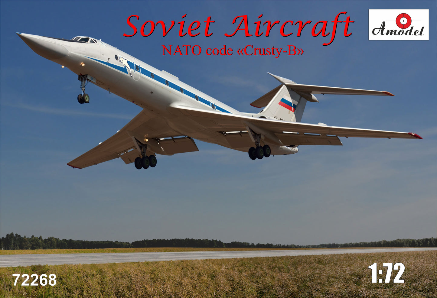 A-Model 72268 1:72 Tupolev Tu-134UBL NATO code 'Crusty B'