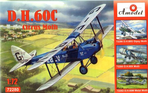 A-Model 72280 1:72 de Havilland DH.60C Cirrus Moth