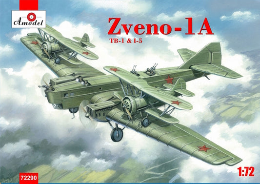 A-Model 72290 1:72 Zveno-1A. TB-1 & I-5