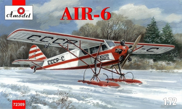 A-Model 72309 1:72 AIR-6 Soviet Monoplane on Skis